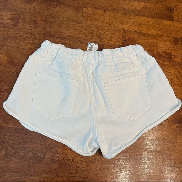 Sadie & Sage white denim drawstring shorts women’s size small - Picture 7 of 8